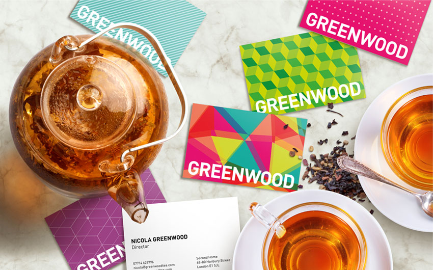 Fresh and Vibrant New Brand Identity for Greenwood Tea in London